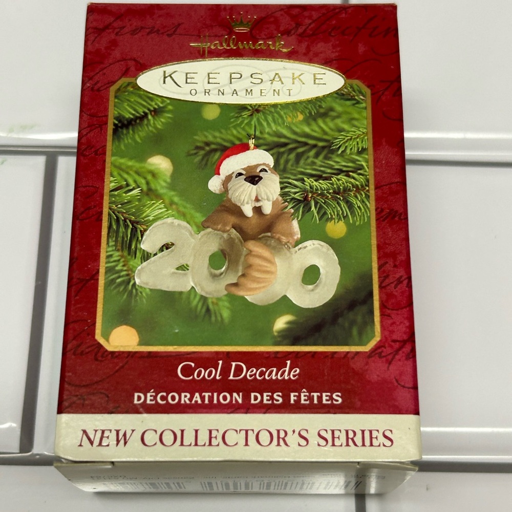 Vtg Hallmark Keepsake Ornament 2000 Cool Decade Christmas New In Box